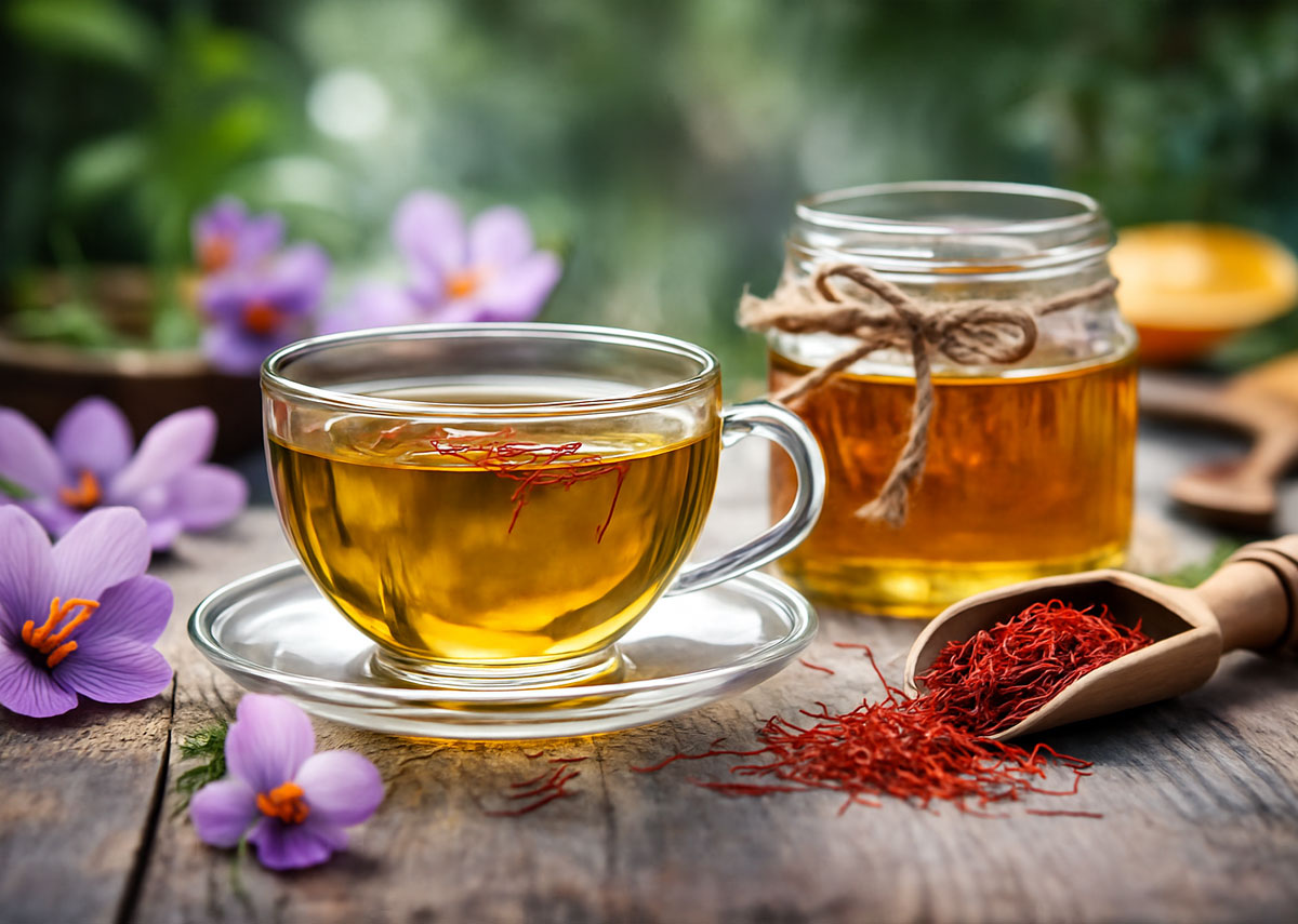 دمنوش زعفران